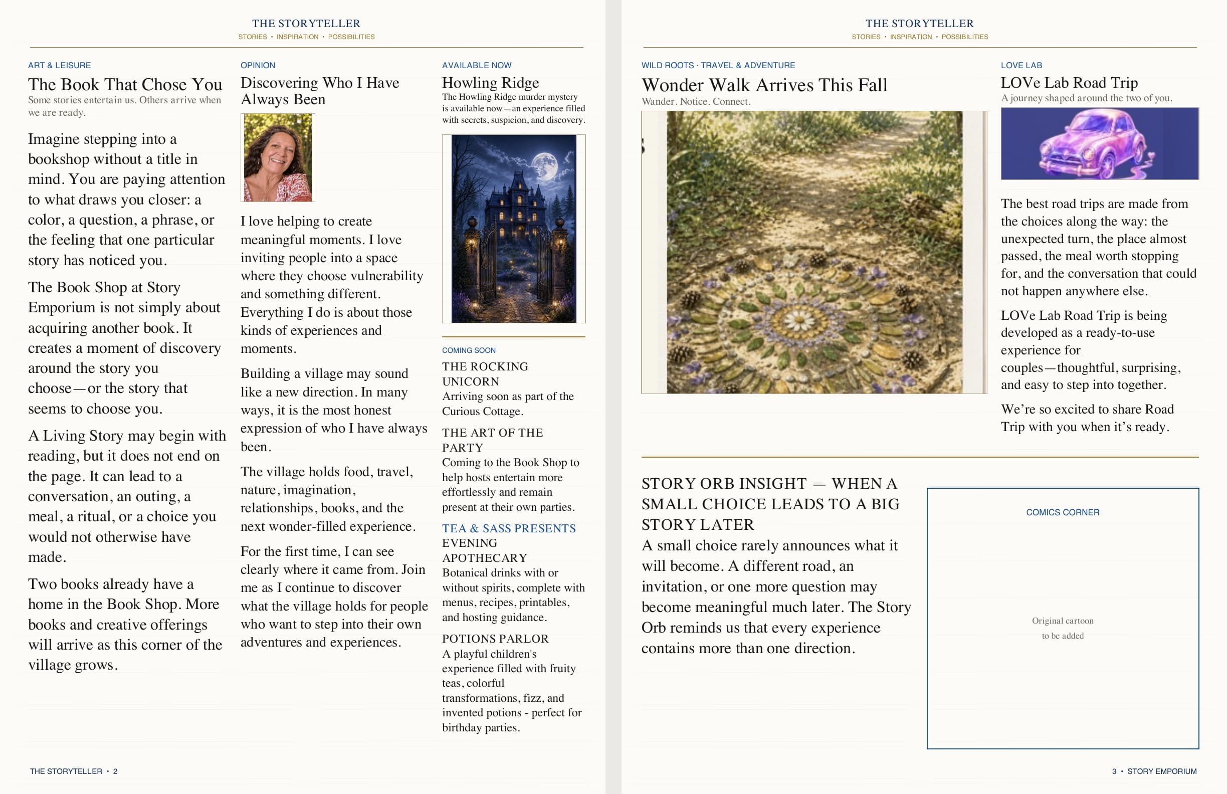 The Storyteller, Volume 1, Issue 1, page 2